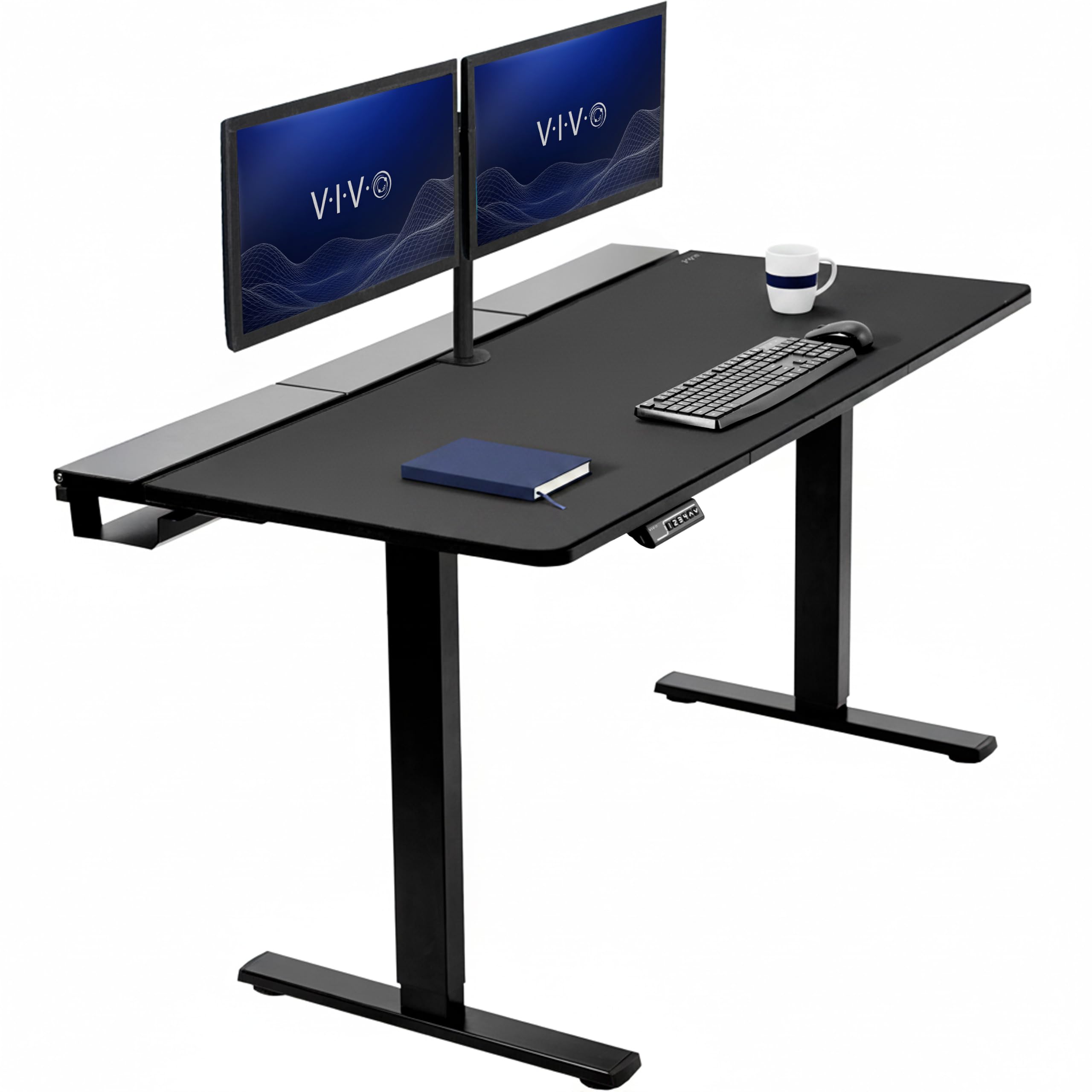 Amazon.com: VIVO Electric 60 x 30 in Standing Adjustable Gaming